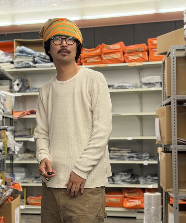 BAKU(東江 漠)さんの「BEAMS WOMEN｜【別注】HICOSAKA / Neo 3d beanie」を使ったコーディネート