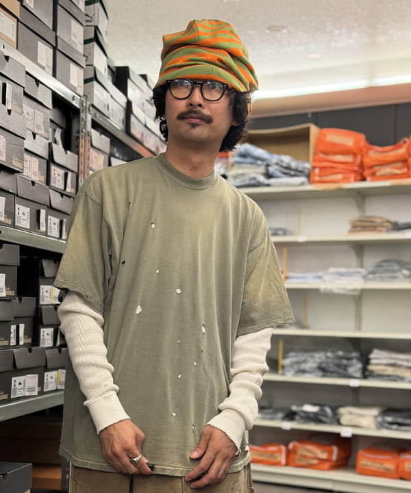 BAKU(東江 漠)さんの「BEAMS WOMEN｜【別注】HICOSAKA / Neo 3d beanie」を使ったコーディネート