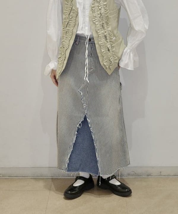 Joさんの「BEAMS WOMEN｜【別注】BIGMAC / リペア スカート」を使ったコーディネート