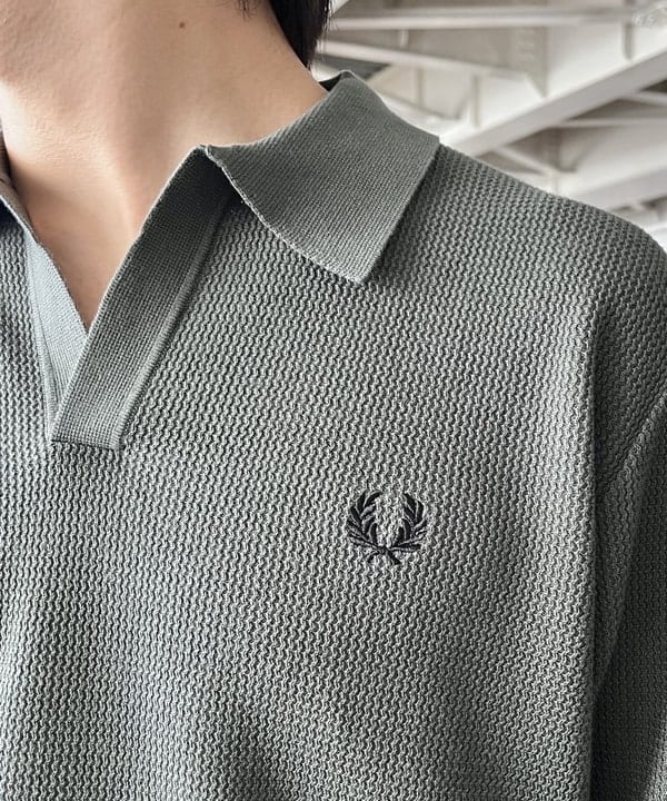 槙山 賢斗さんの「BEAMS WOMEN｜【別注】FRED PERRY / Skipper Knit Long Sleeve Polo Shirt」を使ったコーディネート