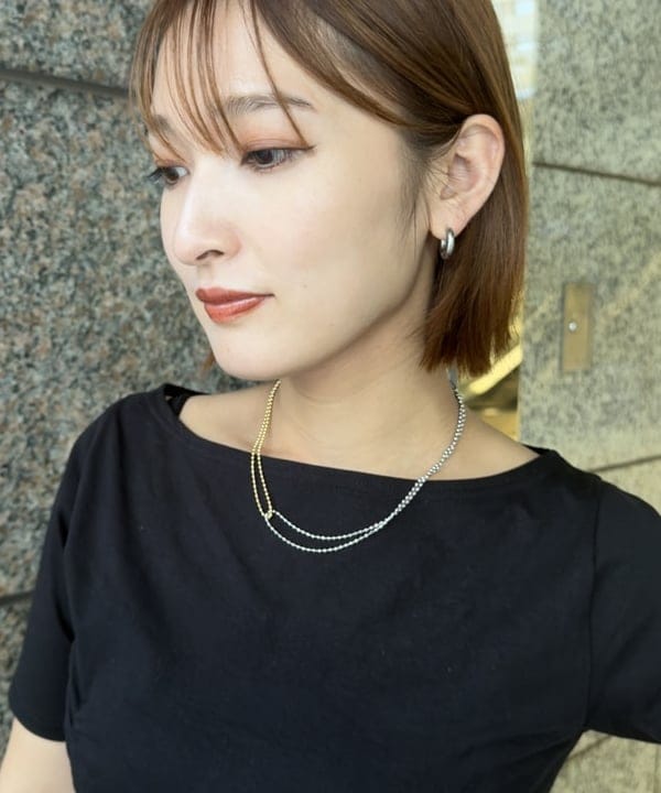 松本 佳菜子さんの「BEAMS WOMEN｜フェイクレザー フライト ジャケット」を使ったコーディネート