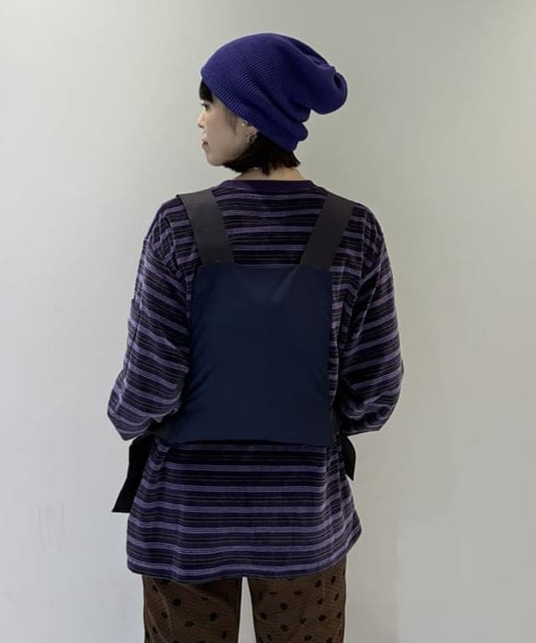 りかちょび/岸本梨佳さんの「BEAMS WOMEN｜maturely / オクタ ミリタリー ベスト」を使ったコーディネート