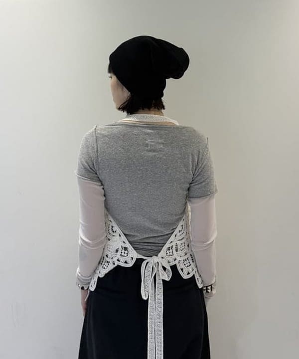 りかちょび/岸本梨佳さんの「BEAMS WOMEN｜ラインストーン バッグ」を使ったコーディネート