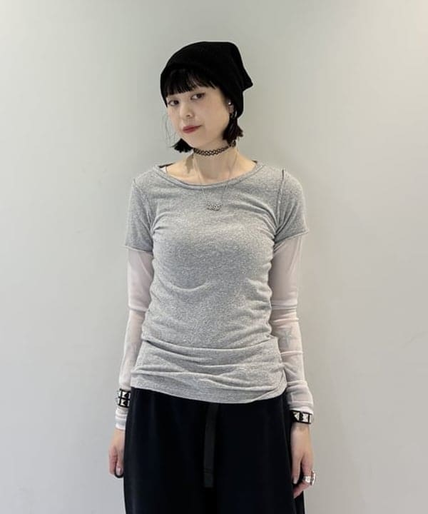 りかちょび/岸本梨佳さんの「BEAMS WOMEN｜ラインストーン バッグ」を使ったコーディネート