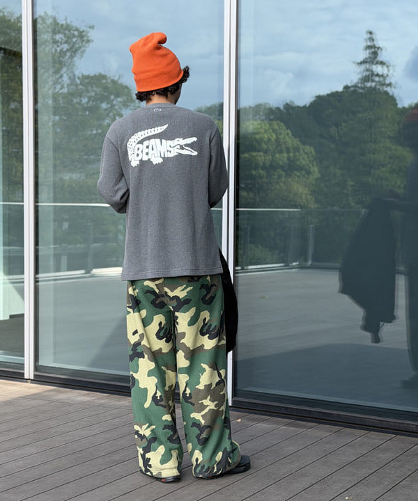 BAKU(東江 漠)さんの「【別注】LACOSTE / ロゴ サーマル Tシャツ」を使ったコーディネート