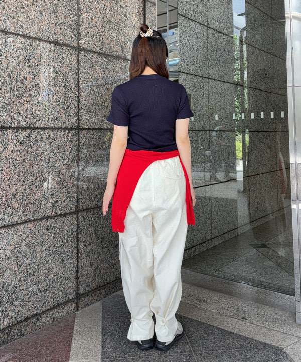 トモカさんの「BEAMS WOMEN｜【別注】Orfeo &times; maturely / サーマル テープ ショートスリーブ」を使ったコーディネート