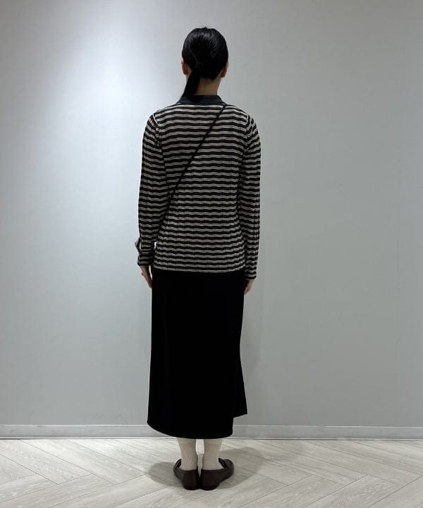 OSUMIさんの「BEAMS WOMEN｜スラブ バックサテン ワンピース」を使ったコーディネート