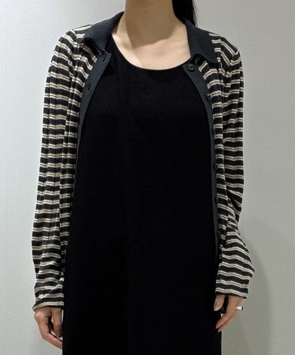 OSUMIさんの「BEAMS WOMEN｜スラブ バックサテン ワンピース」を使ったコーディネート