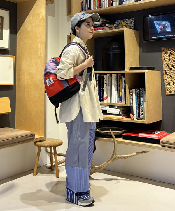 吉野 多恵さんの「BEAMS WOMEN｜コード ワーク シャツ」を使ったコーディネート