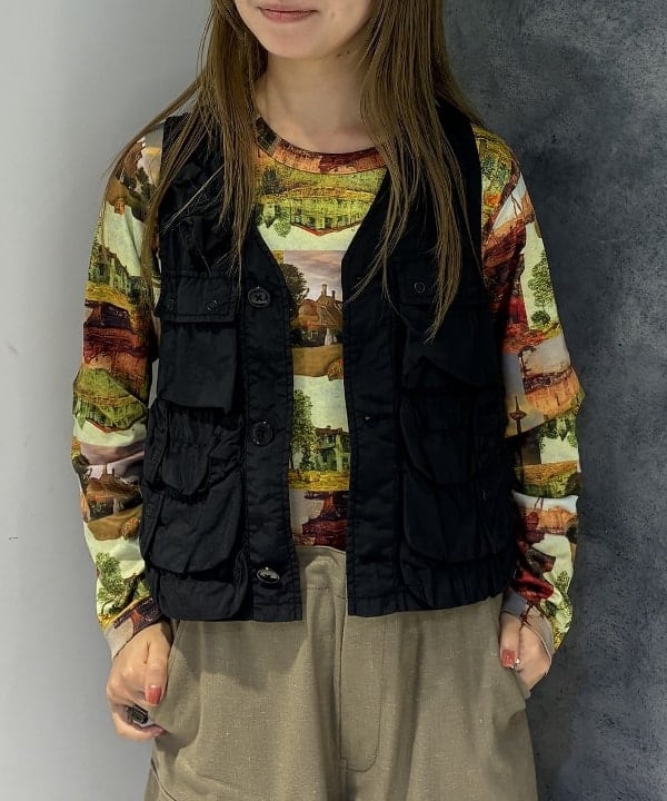 にしだてさんの「BEAMS WOMEN｜maturely / リネン ウール ミリタリー パンツ」を使ったコーディネート