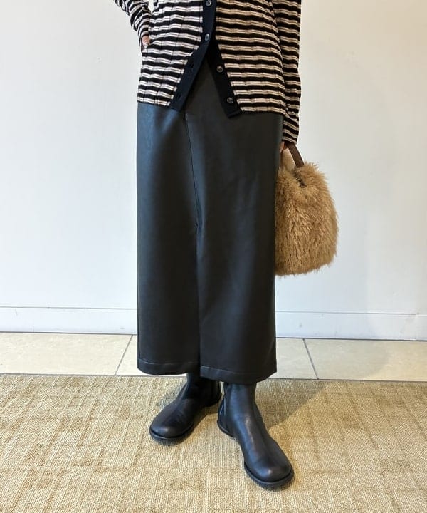SAKAIさんの「BEAMS WOMEN｜【別注】BATONER &times; Demi-Luxe BEAMS / ポロ ボーダー カーディガン」を使ったコーディネート