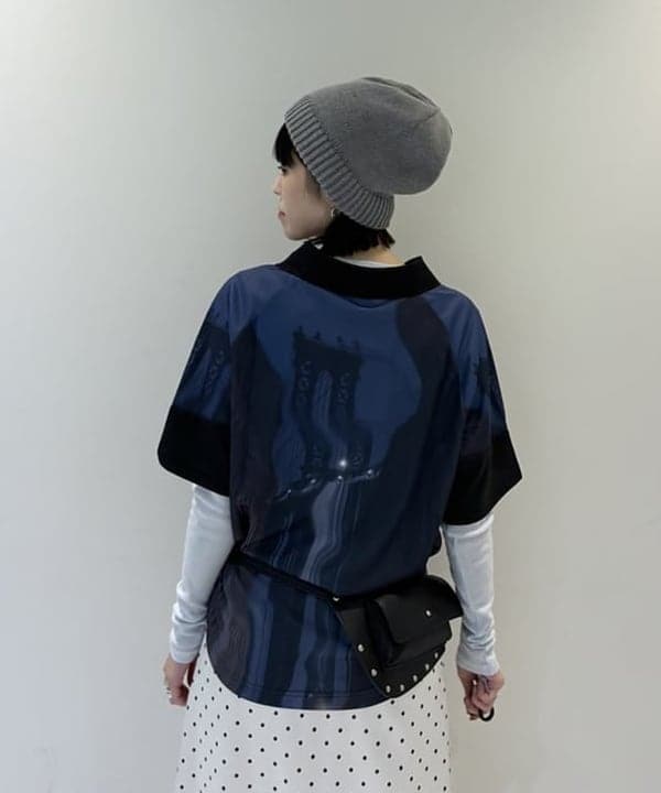 りかちょび/岸本梨佳さんの「BEAMS WOMEN｜ポケット ワイド ベルト」を使ったコーディネート