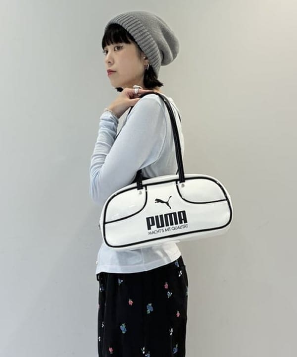 りかちょび/岸本梨佳さんの「BEAMS WOMEN｜PUMA / 1976 フルート グリップ バッグ」を使ったコーディネート
