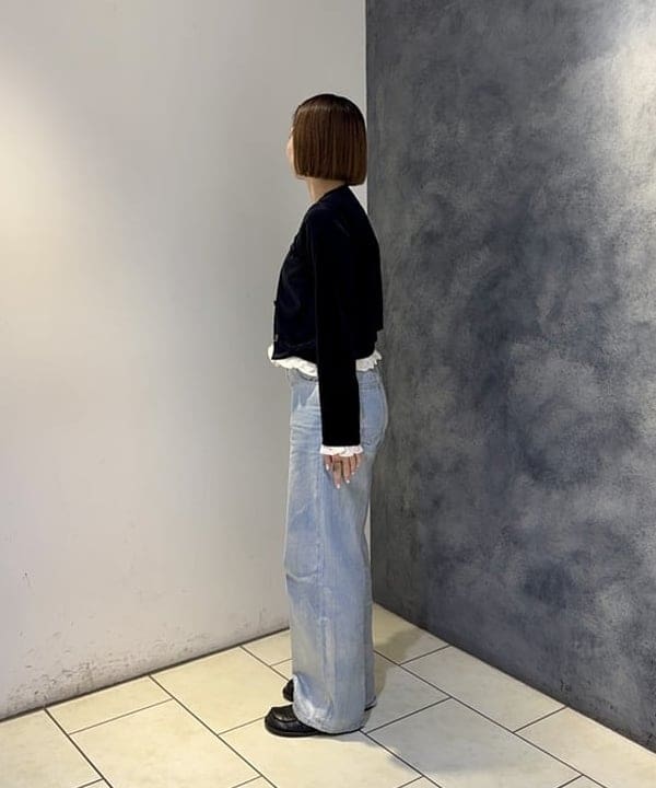 reinaさんの「BEAMS WOMEN｜ベロア タンクトップ セット カーディガン」を使ったコーディネート