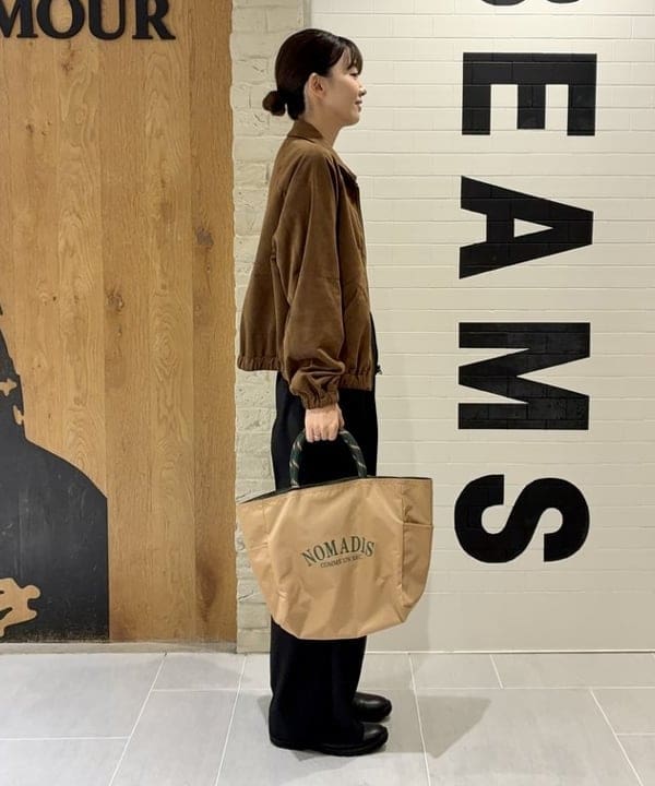 ヒライさんの「BEAMS WOMEN｜NOMADIS / SAC2 WIDE ロゴ トートバッグ」を使ったコーディネート