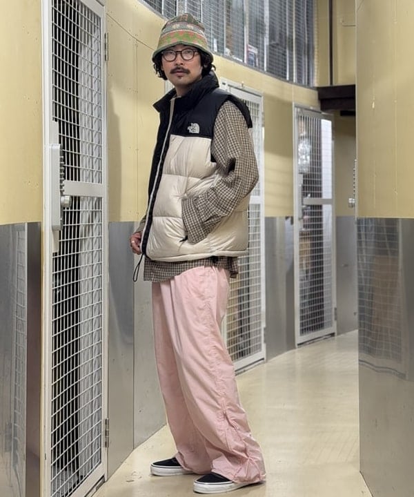BAKU(東江 漠)さんの「THE NORTH FACE / ヌプシ ベスト」を使ったコーディネート