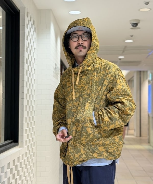 BAKU(東江 漠)さんの「MIL Smock Camo Print Garment Dye」を使ったコーディネート