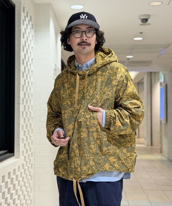 BAKU(東江 漠)さんの「MIL Smock Camo Print Garment Dye」を使ったコーディネート
