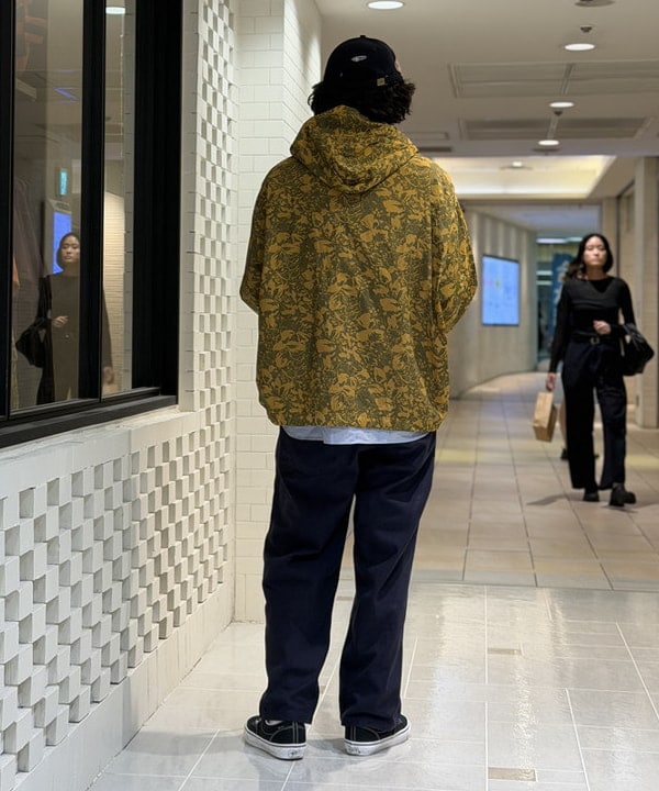 BAKU(東江 漠)さんの「MIL Smock Camo Print Garment Dye」を使ったコーディネート