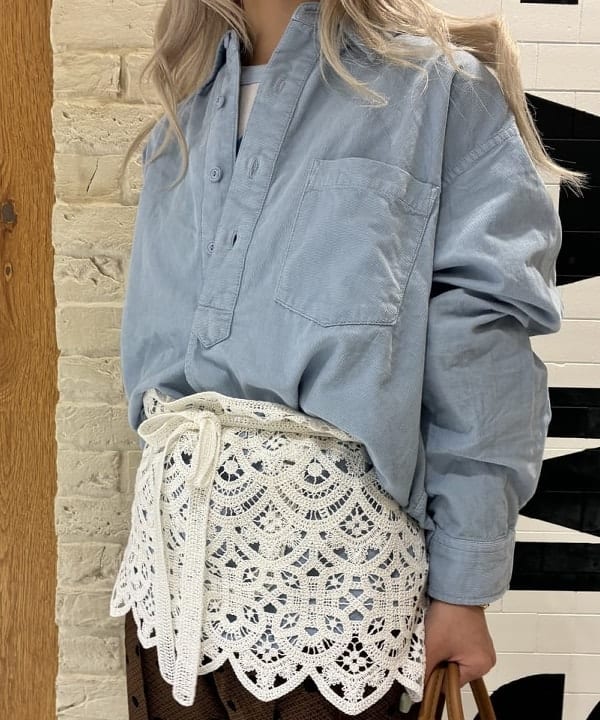 ando naoさんの「BEAMS WOMEN｜コード ワーク シャツ」を使ったコーディネート