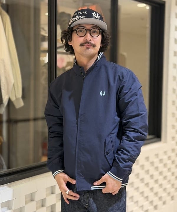 BAKU(東江 漠)さんの「BEAMS WOMEN｜【別注】FRED PERRY / Zip Blouson 26FW」を使ったコーディネート