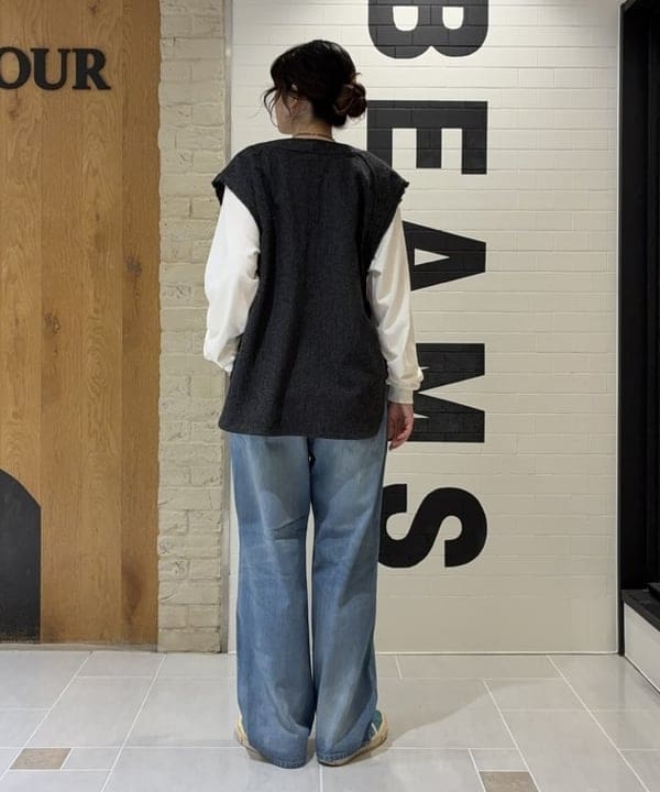 キラリさんの「BEAMS WOMEN｜ベースボール ベスト」を使ったコーディネート