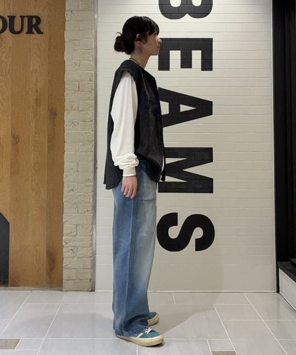 キラリさんの「BEAMS WOMEN｜ベースボール ベスト」を使ったコーディネート