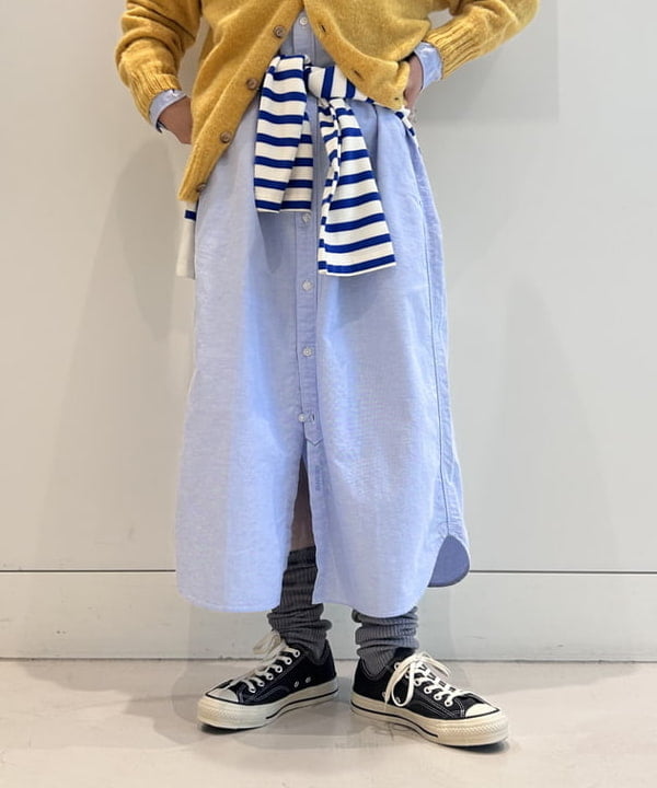 清水 彩乃さんの「BEAMS WOMEN｜【別注】Nor&rsquo;Easterly / シェットランド シャギー カーディガン」を使ったコーディネート