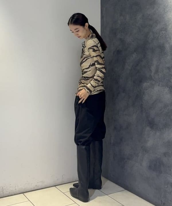ササキさんの「BEAMS WOMEN｜【別注】REMME / ロング ブーツ」を使ったコーディネート