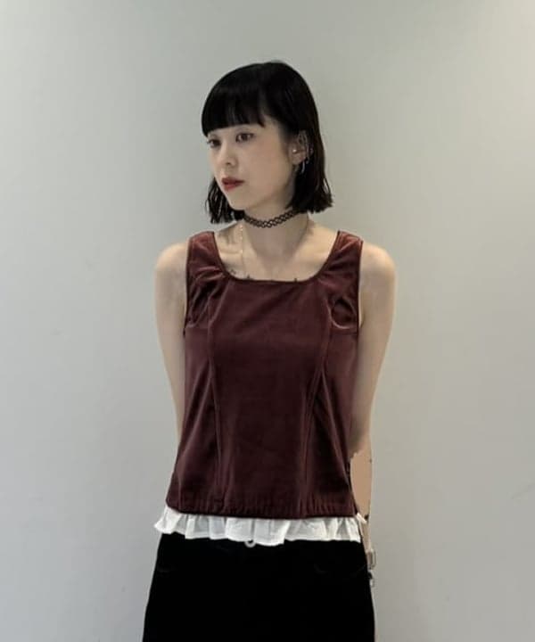 りかちょび/岸本梨佳さんの「BEAMS WOMEN｜MIX フェイク ファー バッグ」を使ったコーディネート