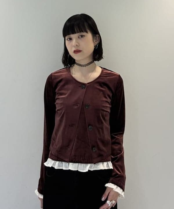 りかちょび/岸本梨佳さんの「BEAMS WOMEN｜MIX フェイク ファー バッグ」を使ったコーディネート