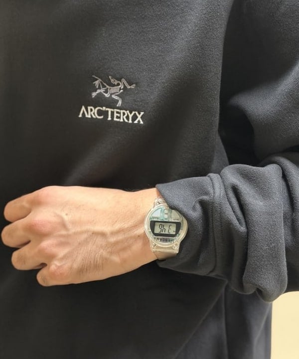 BAKU(東江 漠)さんの「ARC&rsquo;TERYX / Emblem Fleece Crew」を使ったコーディネート