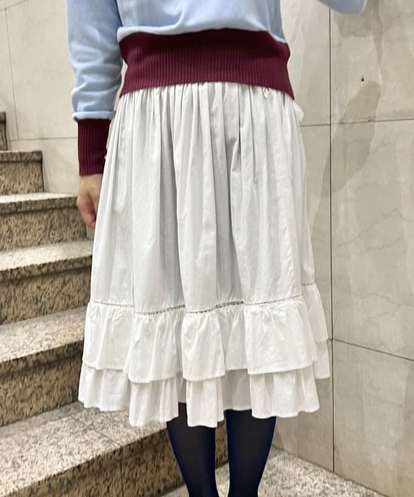 あさひさんの「BEAMS WOMEN｜ウェーブ ポリウレタン スクエア バッグ」を使ったコーディネート