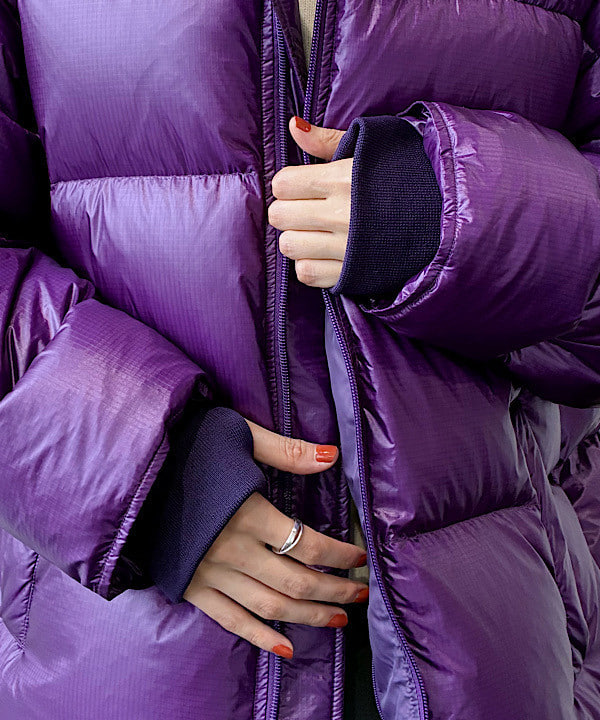 shibataさんの「BEAMS WOMEN｜【別注】エディター坪田あさみ &times; WOOLRICH &times; Demi-Luxe BEAMS / パッカブル コクーン ダウンブルゾン」を使ったコーディネート