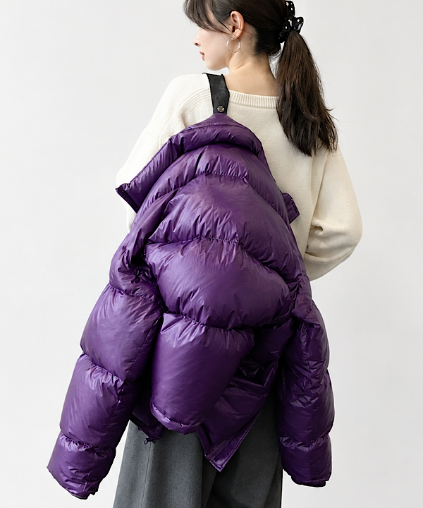 shibataさんの「BEAMS WOMEN｜【別注】エディター坪田あさみ &times; WOOLRICH &times; Demi-Luxe BEAMS / パッカブル コクーン ダウンブルゾン」を使ったコーディネート