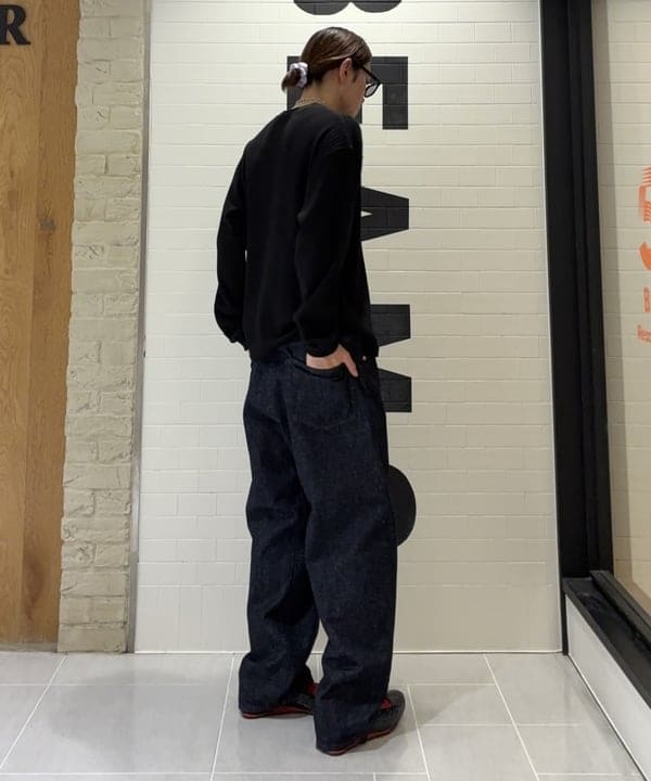 マツミヤさんの「BEAMS WOMEN｜ヘンリーネック Tシャツ」を使ったコーディネート