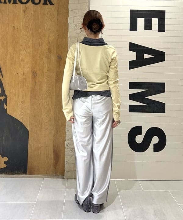 チナさんの「BEAMS WOMEN｜ノースリーブ シャツ レイヤード カーディガン」を使ったコーディネート