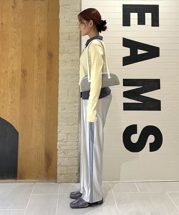 チナさんの「BEAMS WOMEN｜ノースリーブ シャツ レイヤード カーディガン」を使ったコーディネート