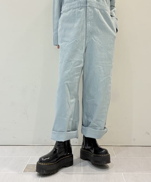 りかちょび/岸本梨佳さんの「BEAMS WOMEN｜【別注】N,P,E / リプロダクション デニムスキャニング リバーシブルバッグ S」を使ったコーディネート