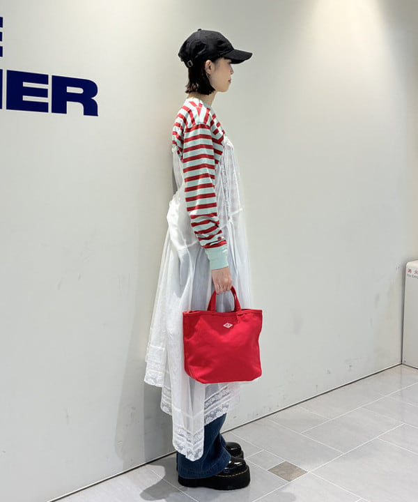 りかちょび/岸本梨佳さんの「BEAMS WOMEN｜DANTON / ORSAY MOYEN Cotton Canvas 2Way Bag」を使ったコーディネート
