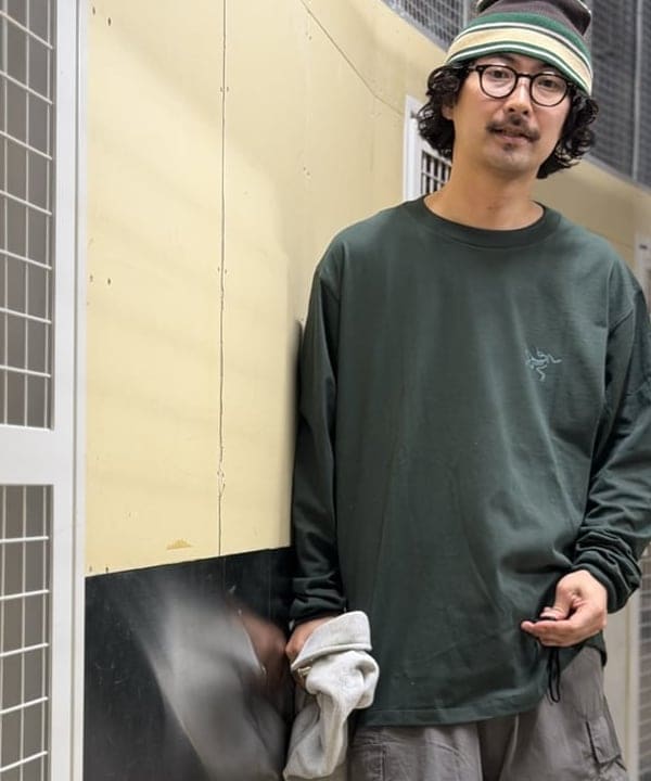 BAKU(東江 漠)さんの「BEAMS WOMEN｜【別注】Champion / リバースウィーブ（R）ジップアップ ブルゾン」を使ったコーディネート