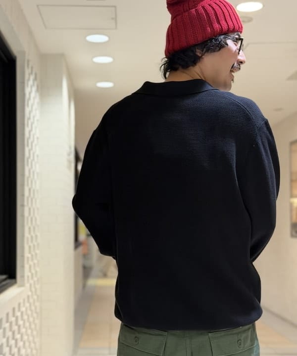 BAKU(東江 漠)さんの「【別注】FRED PERRY / Skipper Knit Long Sleeve Polo Shirt」を使ったコーディネート