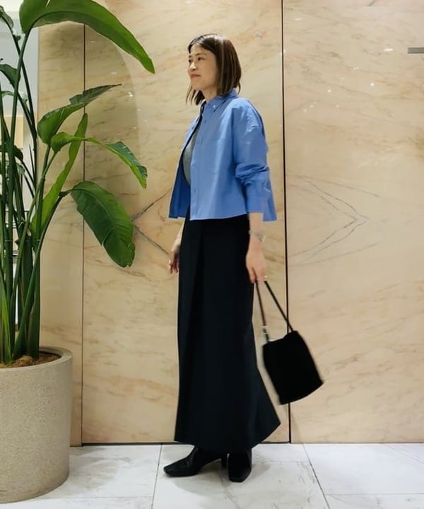 岩沢 珠代さんの「BEAMS WOMEN｜マニッシュ Iライン スカート .M」を使ったコーディネート