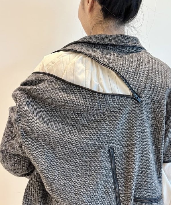 おのすさんの「BEAMS WOMEN｜ドビー ストライプ ワンピース」を使ったコーディネート