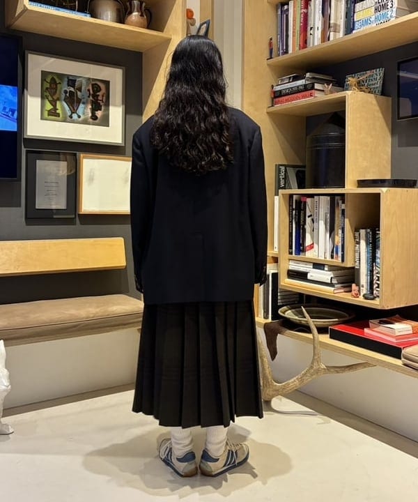 チナツさんの「BEAMS WOMEN｜ビッグ トラッド ジャケット」を使ったコーディネート