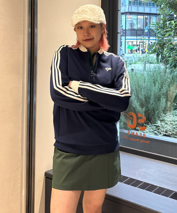 新品未使用タグ付　BEAMS GOLF レディース ネイビー スウェット S BEAMS GOLF（1235858） スタイリング・コーディネイト｜BEAMS