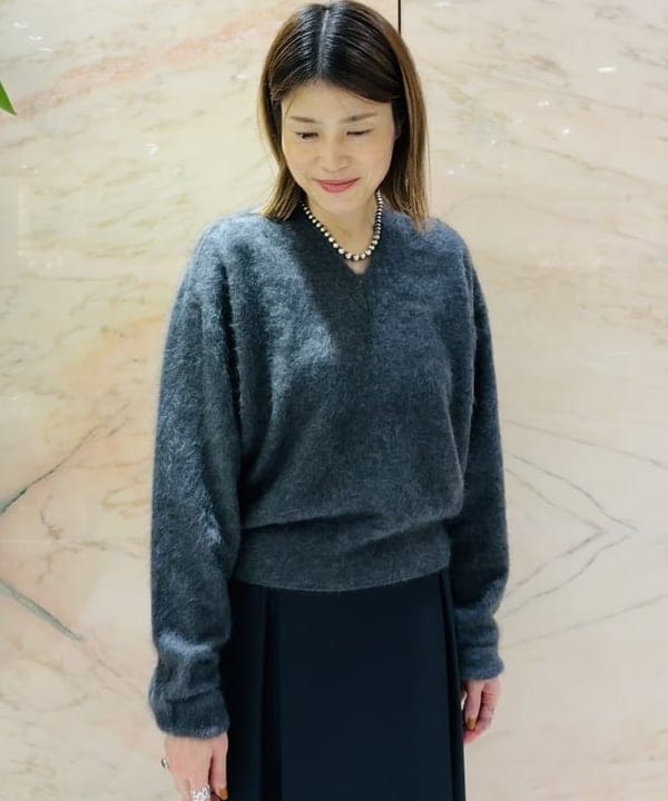 岩沢 珠代さんの「BEAMS WOMEN｜マニッシュ Iライン スカート .M」を使ったコーディネート