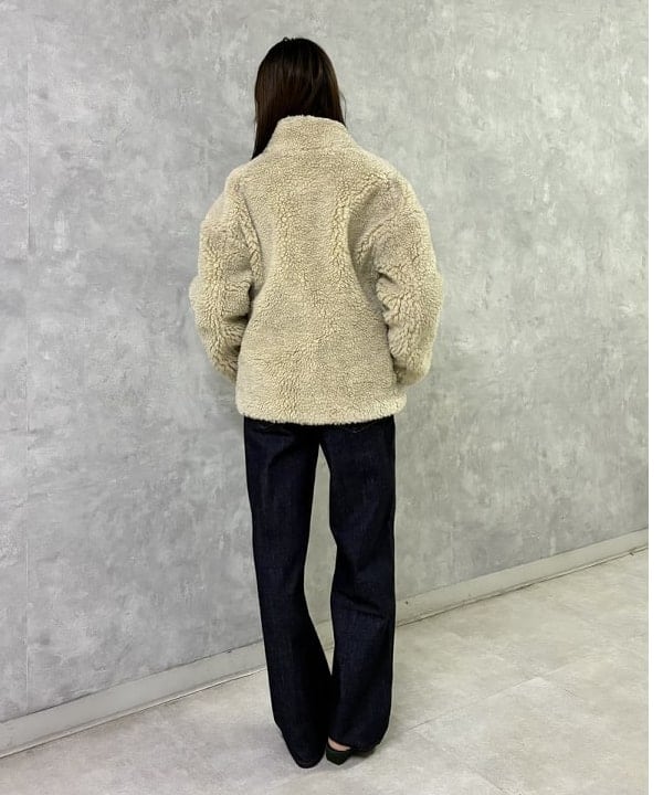 茂野 真楓さんの「BEAMS WOMEN｜TICCA / ウール ファー ブルゾン」を使ったコーディネート