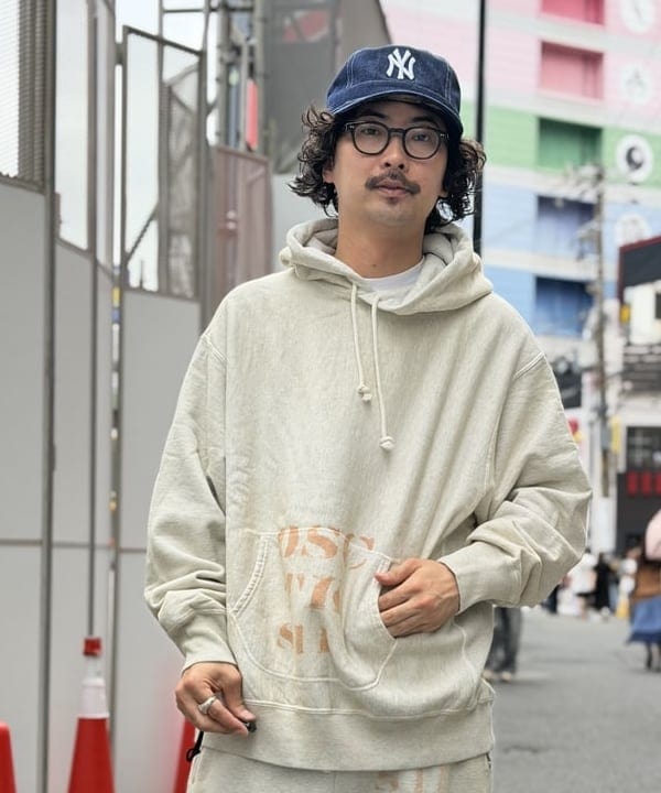 BAKU(東江 漠)さんの「【別注】NEW ERA /  WM-01 ワークキャップ」を使ったコーディネート