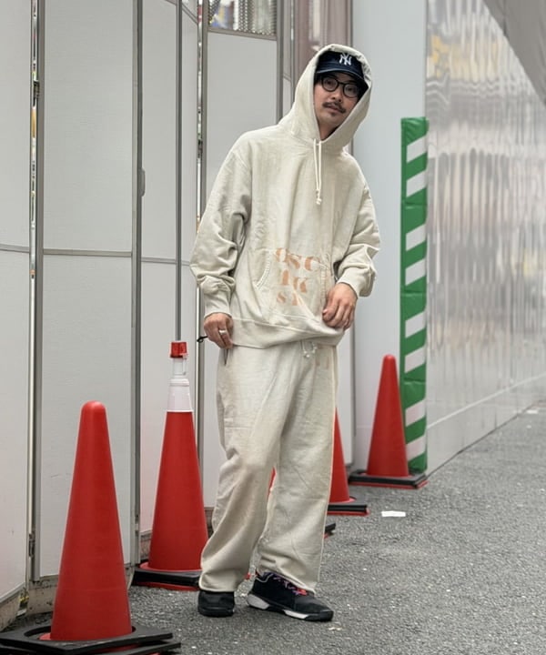 BAKU(東江 漠)さんの「【別注】NEW ERA /  WM-01 ワークキャップ」を使ったコーディネート